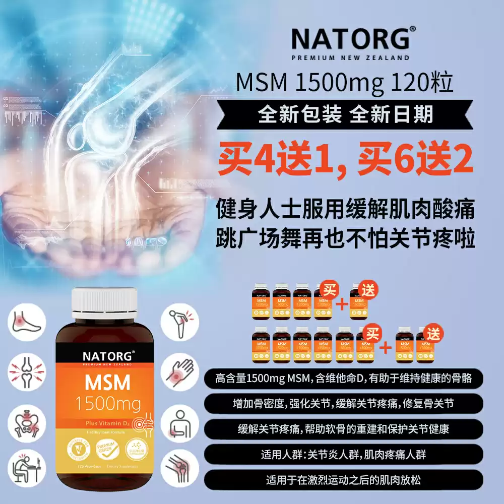 NATORG MSM 120 caps